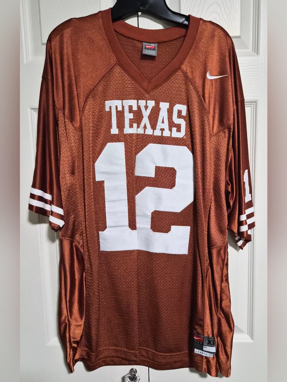 Men's Authentic Nike Texas Longhorn Football Jersey Sz. XL